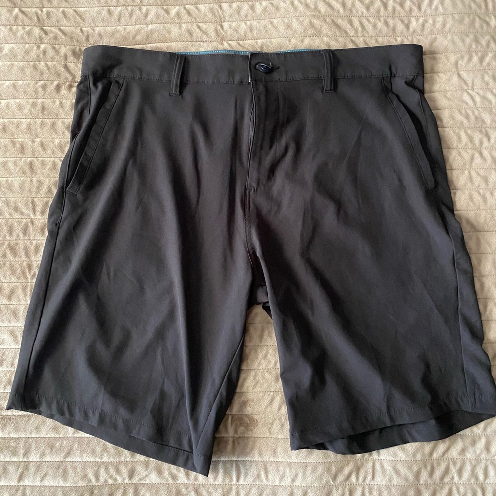 Burnside Black Golf Shorts.